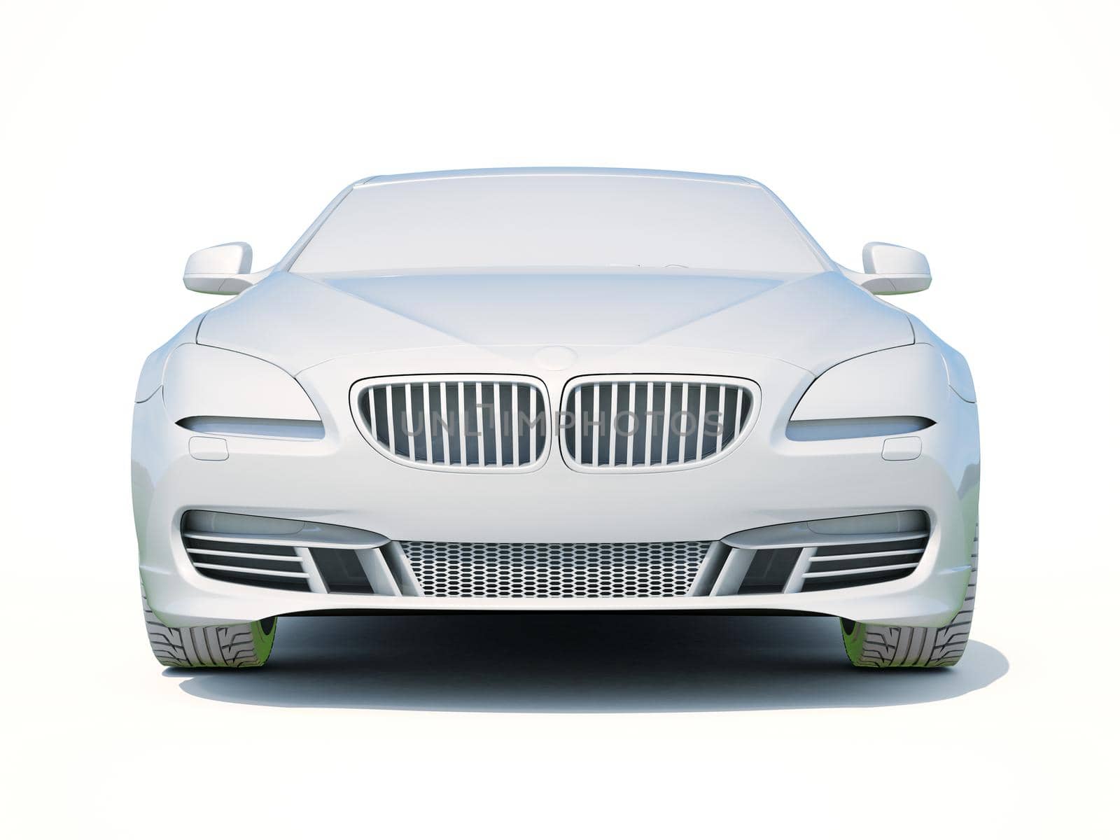 3d Car White Icon, 3d Car Blank Template, 3d White Car Icon with Shadow, Business Sedan Car on White Background, Automobile Isolated, Automobile Service Sign, Auto Body, Automobile Industry