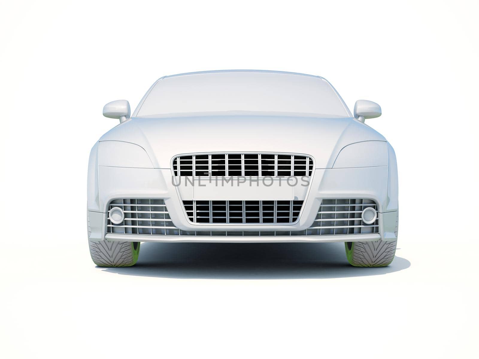 3d Car White Icon, 3d Car Blank Template, 3d White Car Icon with Shadow, Business Sedan Car on White Background, Automobile Isolated, Automobile Service Sign, Auto Body, Automobile Industry