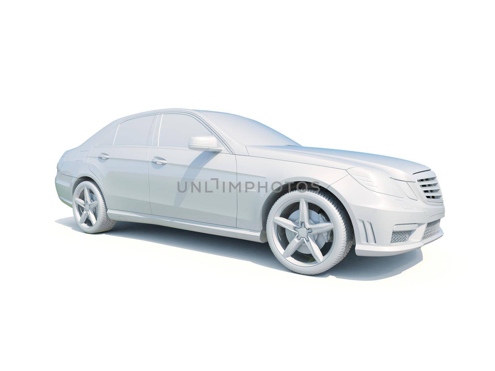 3d Car White Icon, 3d Car Blank Template, 3d White Car Icon with Shadow, Business Sedan Car on White Background, Automobile Isolated, Automobile Service Sign, Auto Body, Automobile Industry