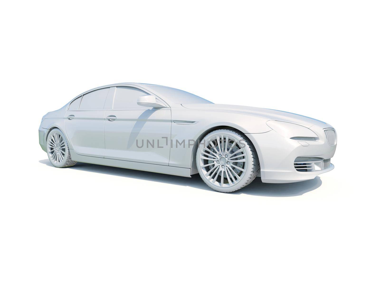 3d Car White Icon, 3d Car Blank Template, 3d White Car Icon with Shadow, Business Sedan Car on White Background, Automobile Isolated, Automobile Service Sign, Auto Body, Automobile Industry