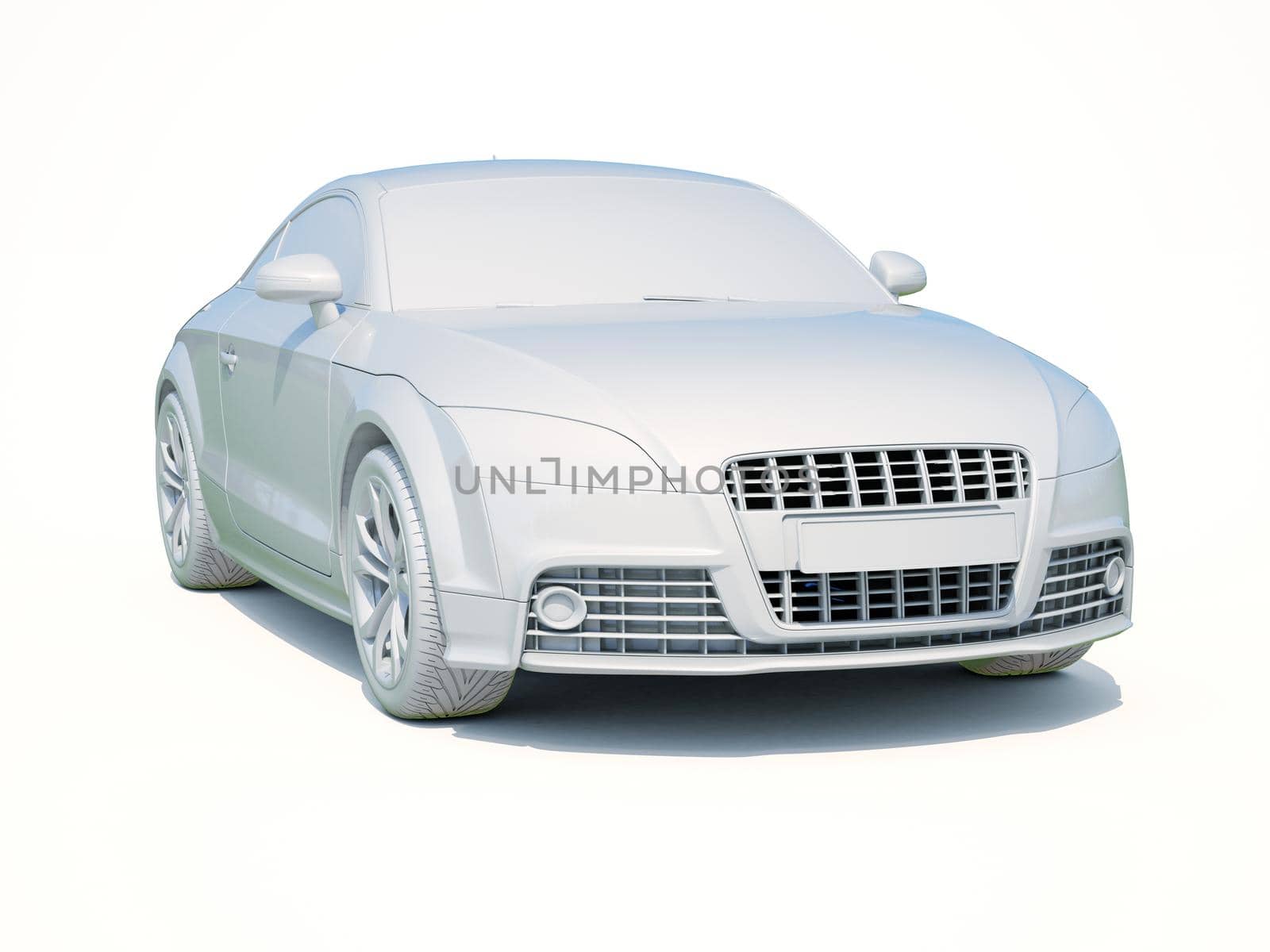 3d Car White Icon, 3d Car Blank Template, 3d White Car Icon with Shadow, Business Sedan Car on White Background, Automobile Isolated, Automobile Service Sign, Auto Body, Automobile Industry