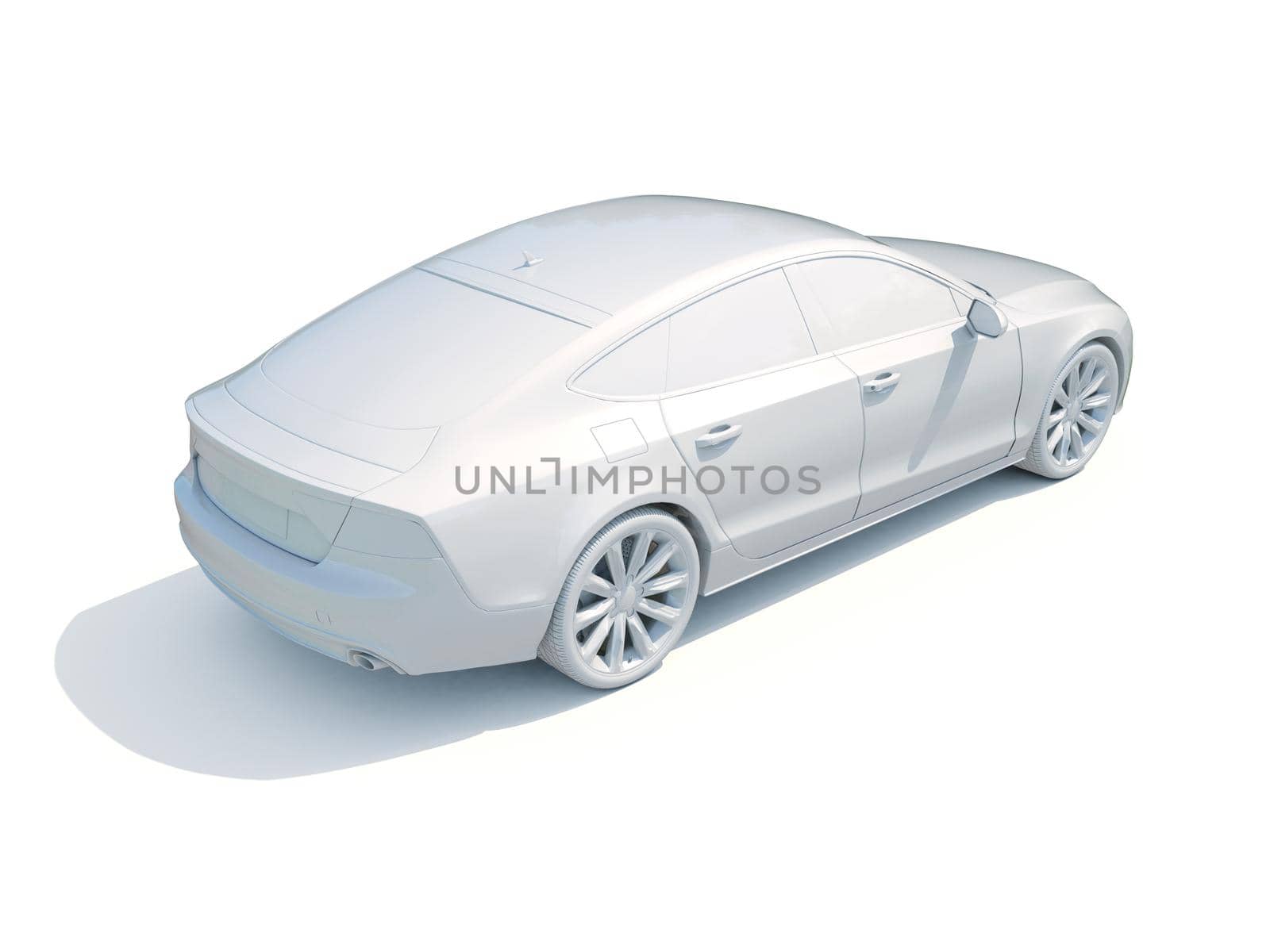 3d Car White Icon, 3d Car Blank Template, 3d White Car Icon with Shadow, Business Sedan Car on White Background, Automobile Isolated, Automobile Service Sign, Auto Body, Automobile Industry
