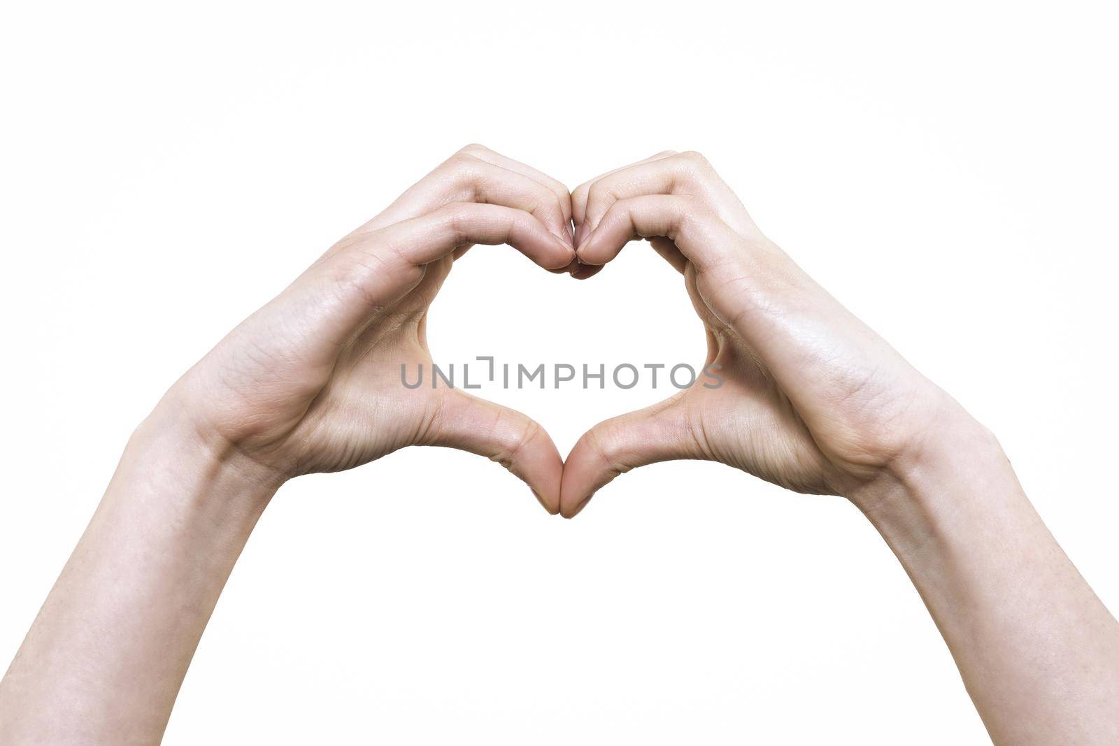 Heart sign from hands by wdnet_studio