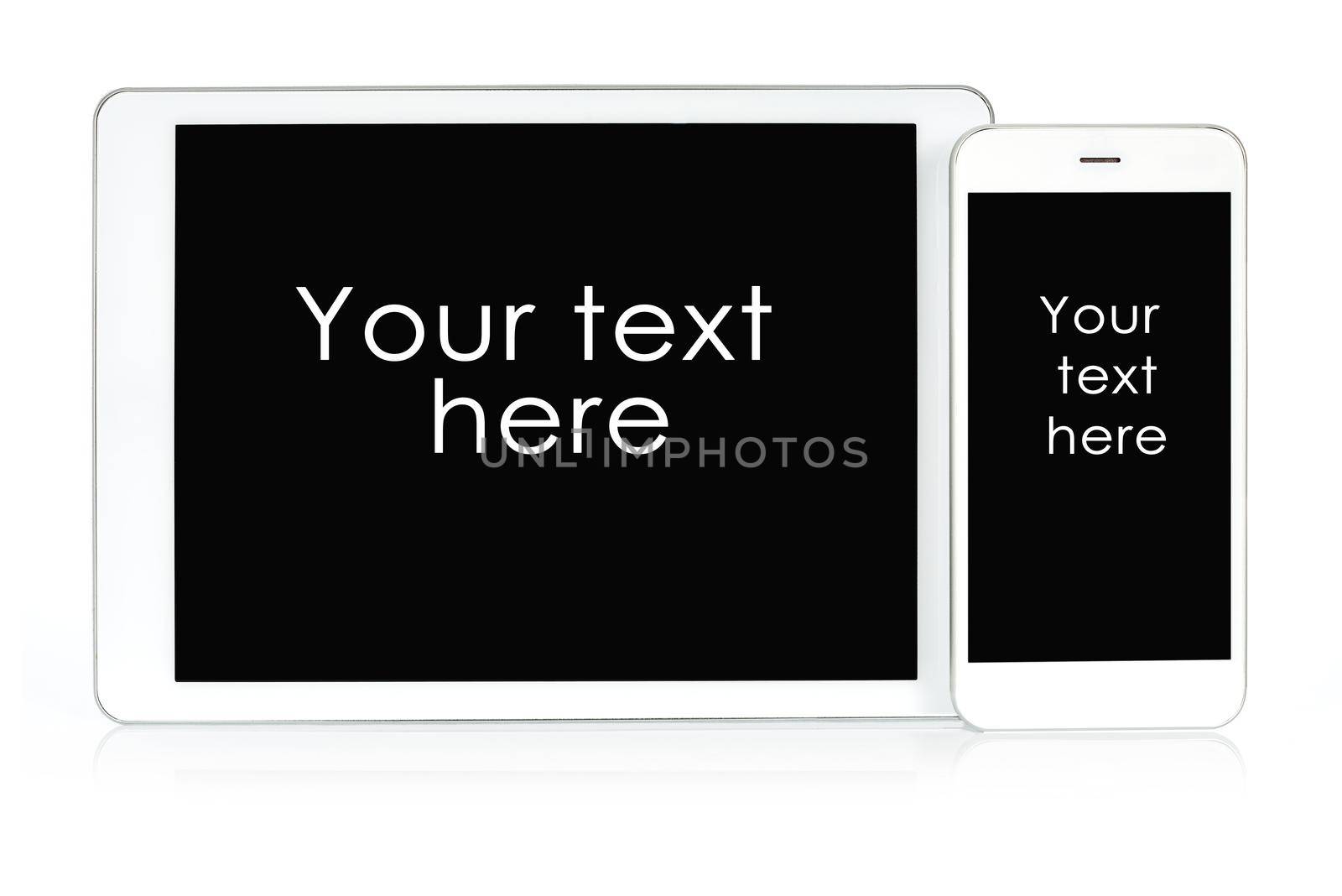Mobile technology template by wdnet_studio