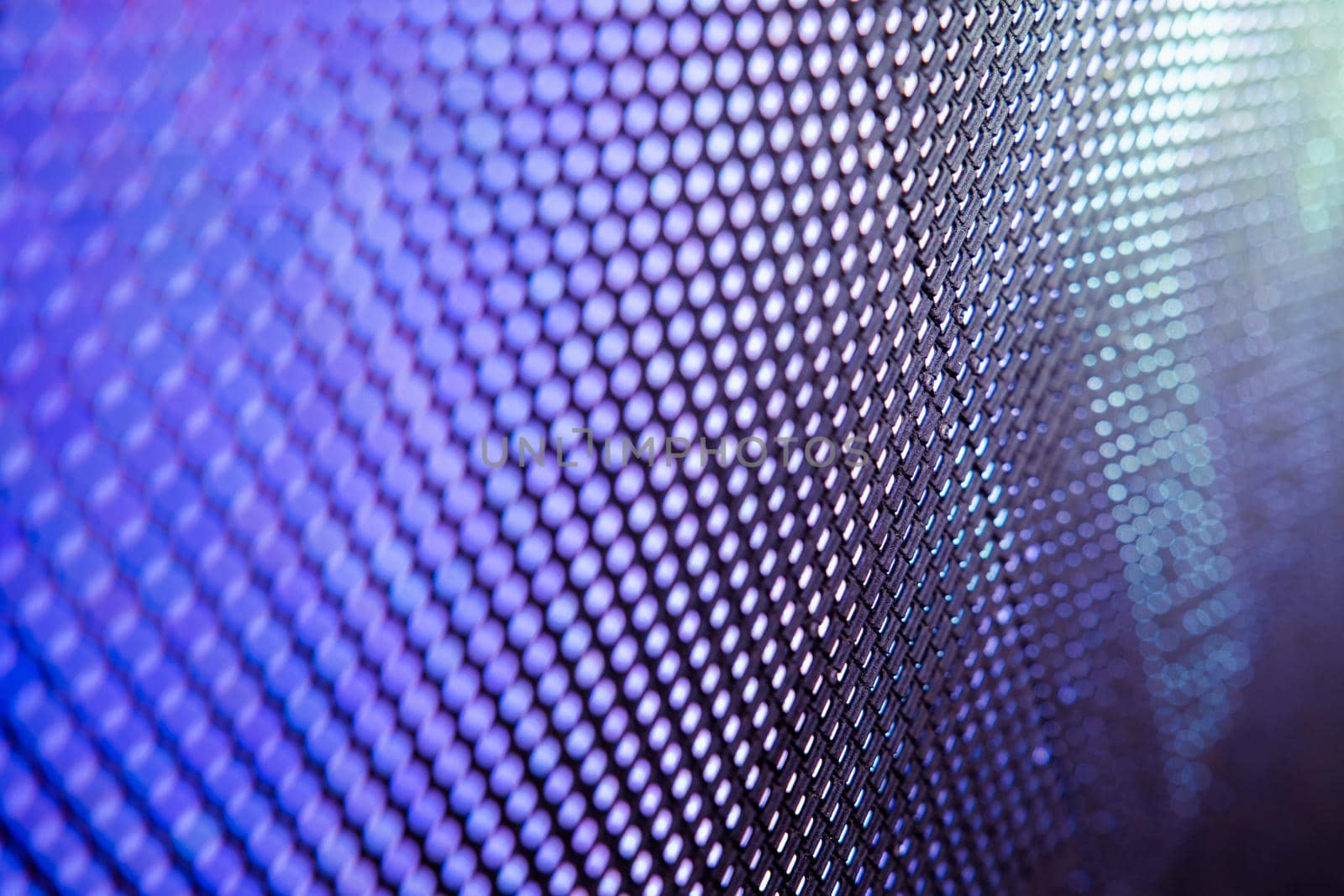 CloseUp LED blurred screen. LED soft focus background. abstract background ideal for design. by teerawit