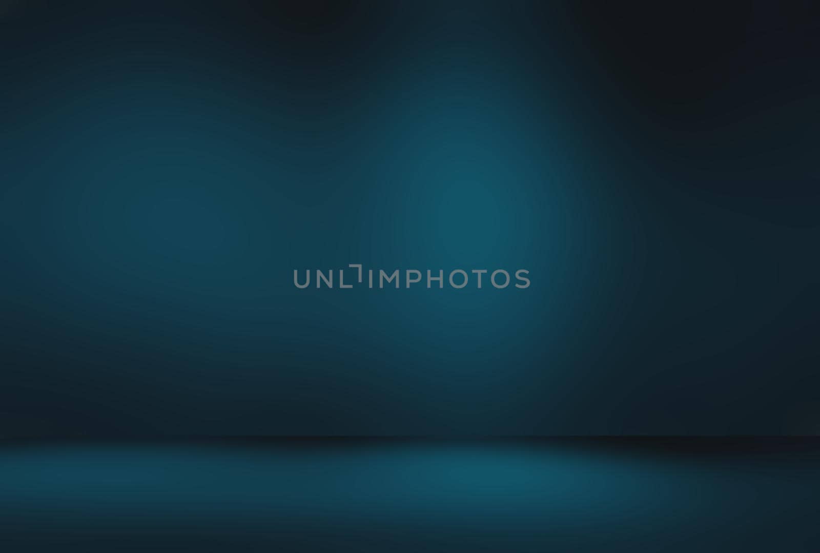 Abstract Luxury gradient Blue background. Smooth Dark blue with Black vignette Studio Banner. by Benzoix