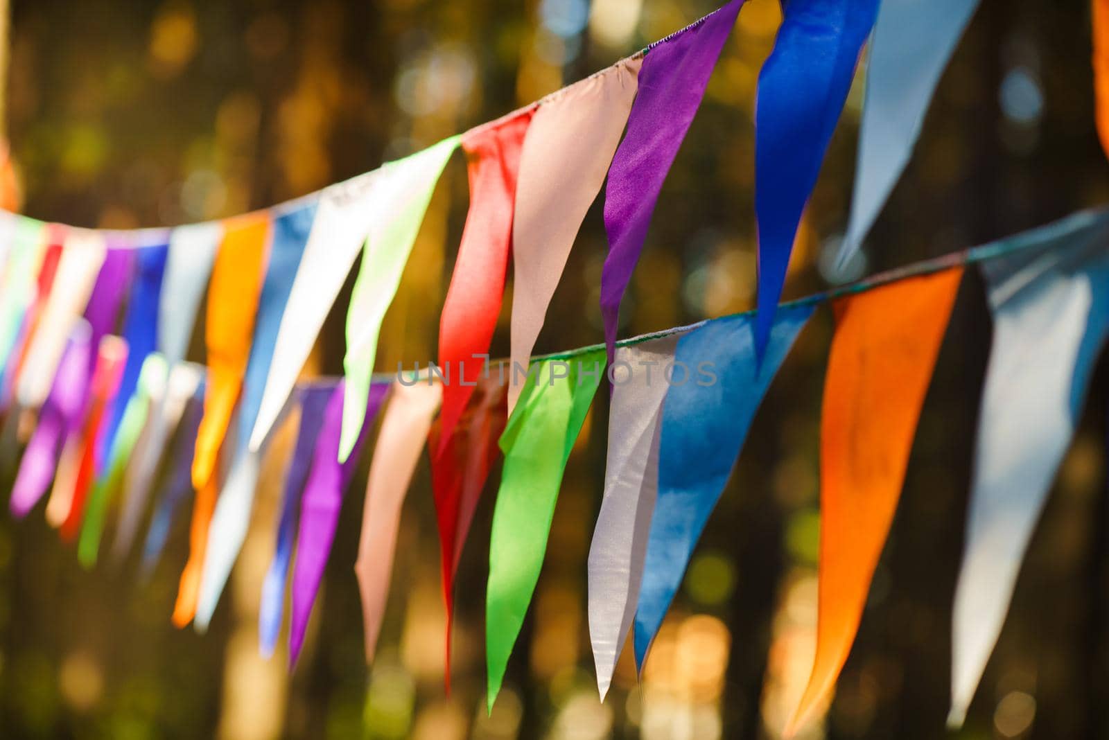Carnival Garland with Flags, Decorative Party Pennants for Birthday Celebration, Festival and Fair Decoration, Hanging Flags, Bunting Flags ,Triangle Fabrics Hanging on the Rope, Bunting Background