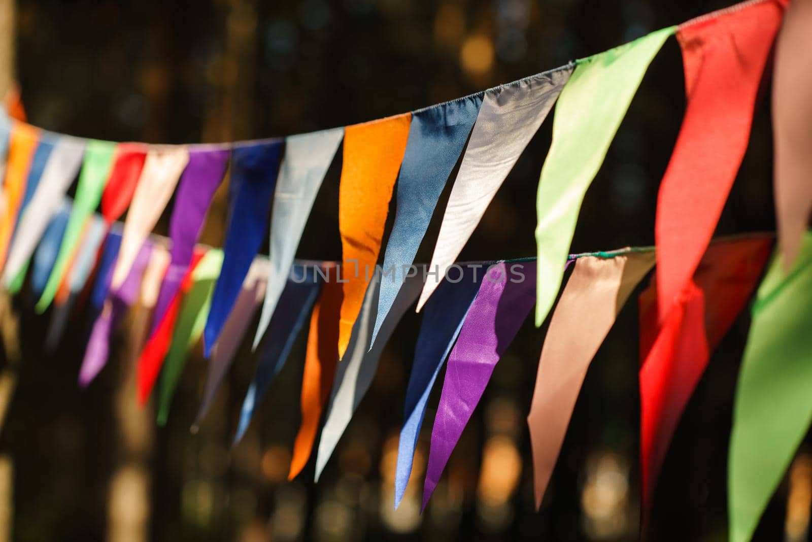 Carnival Garland with Flags, Decorative Party Pennants for Birthday Celebration, Festival and Fair Decoration, Hanging Flags, Bunting Flags ,Triangle Fabrics Hanging on the Rope, Bunting Background