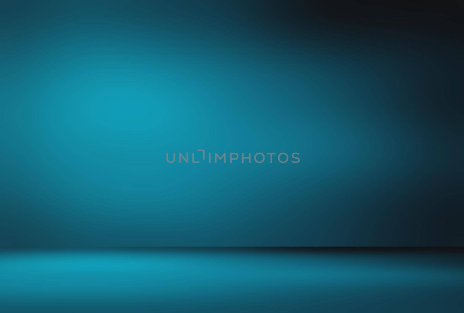 Abstract Luxury gradient Blue background. Smooth Dark blue with Black vignette Studio Banner