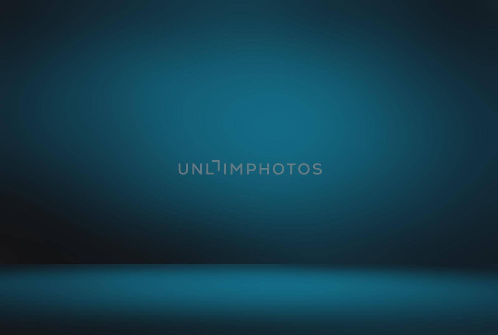 Abstract Luxury gradient Blue background. Smooth Dark blue with Black vignette Studio Banner. by Benzoix