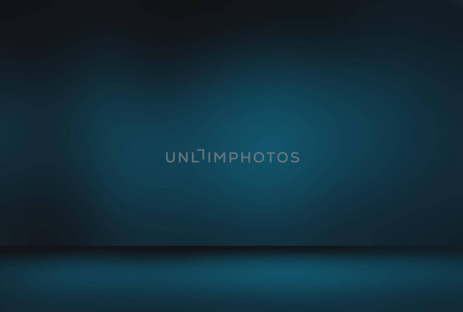 Abstract Luxury gradient Blue background. Smooth Dark blue with Black vignette Studio Banner