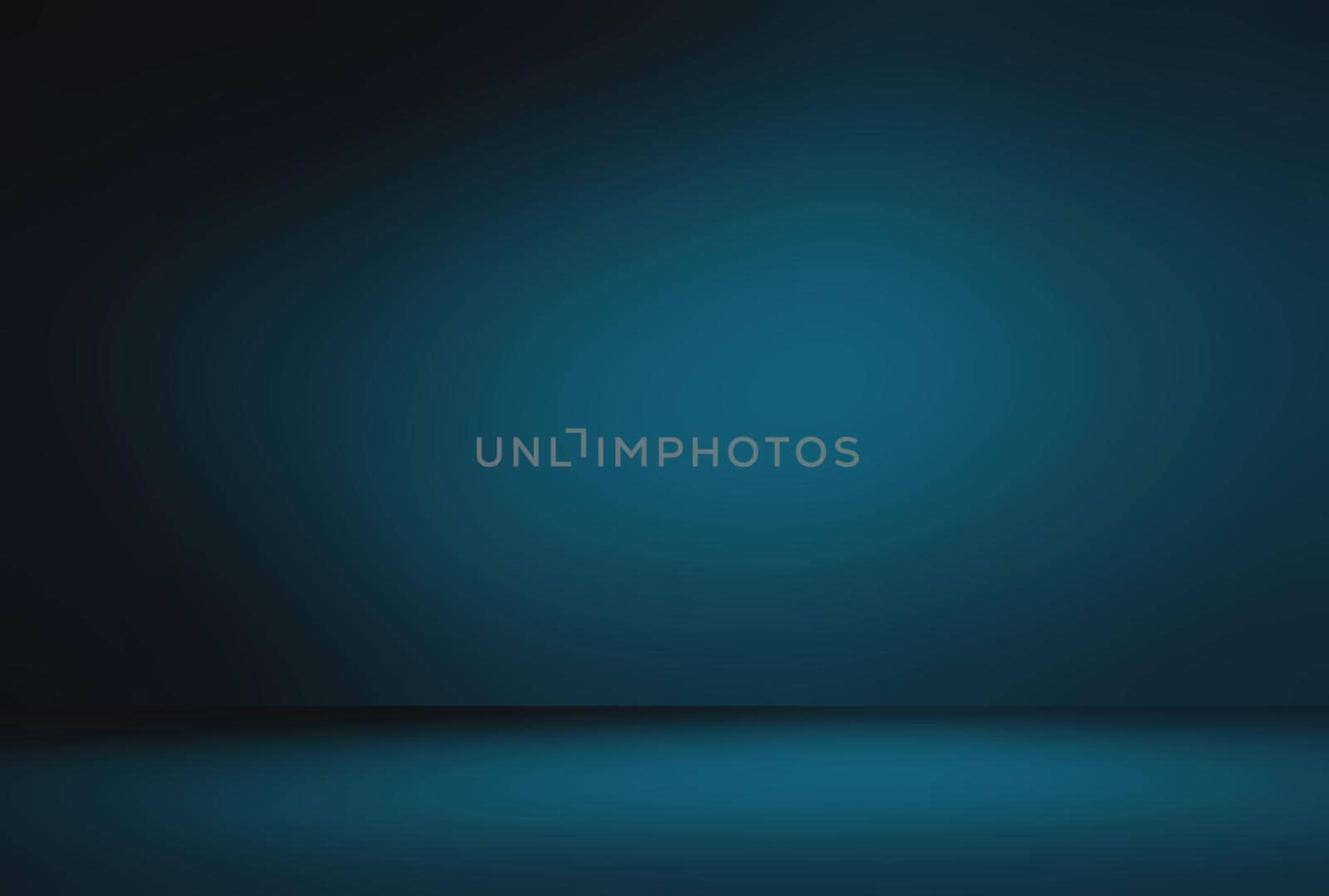 Abstract Luxury gradient Blue background. Smooth Dark blue with Black vignette Studio Banner. by Benzoix