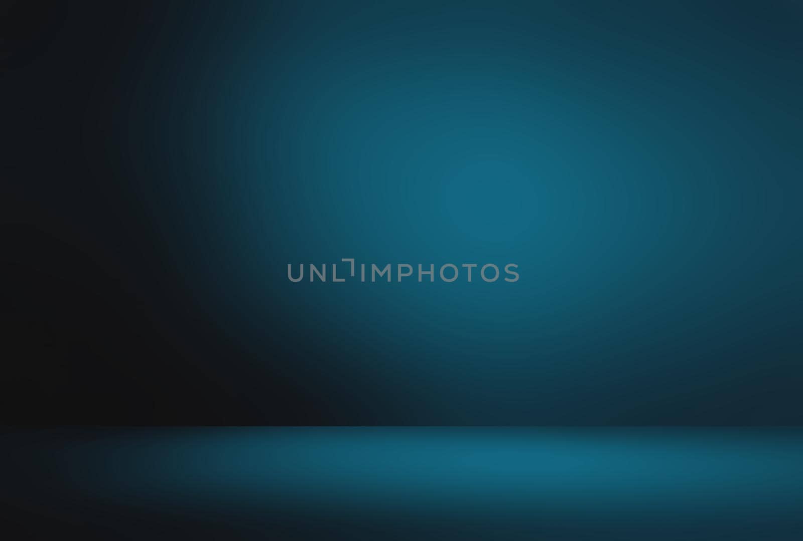 Abstract Luxury gradient Blue background. Smooth Dark blue with Black vignette Studio Banner. by Benzoix