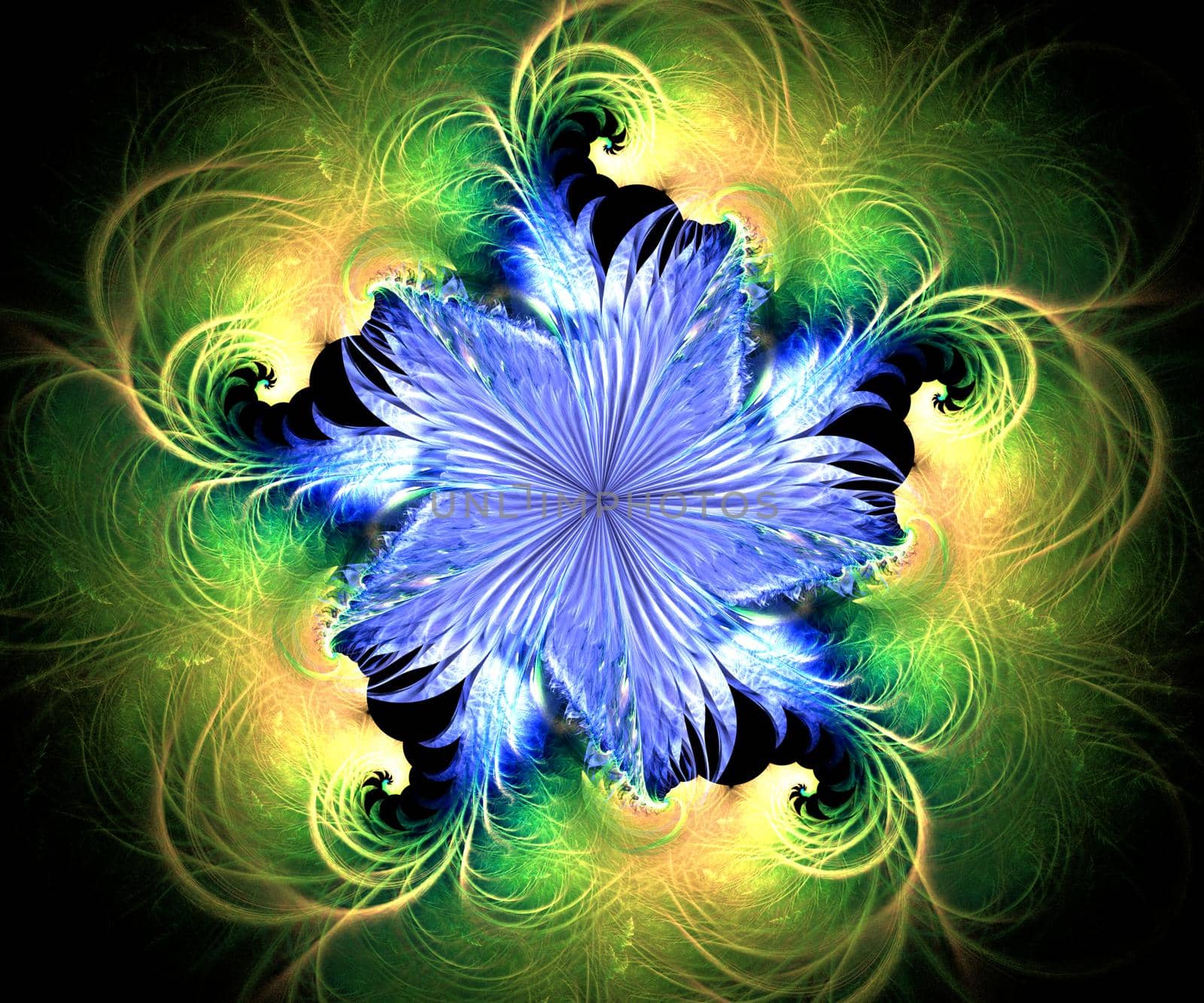 Computer generated colorful fractal artwork by stocklady