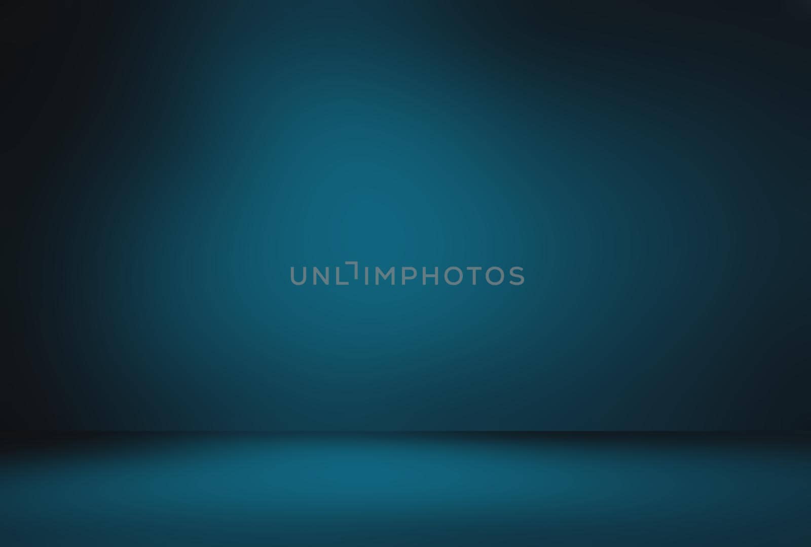 Abstract Luxury gradient Blue background. Smooth Dark blue with Black vignette Studio Banner