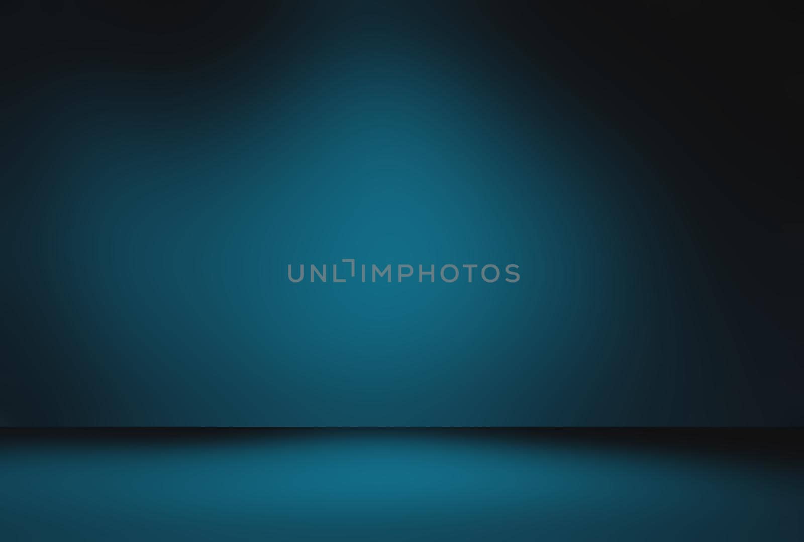 Abstract Luxury gradient Blue background. Smooth Dark blue with Black vignette Studio Banner. by Benzoix