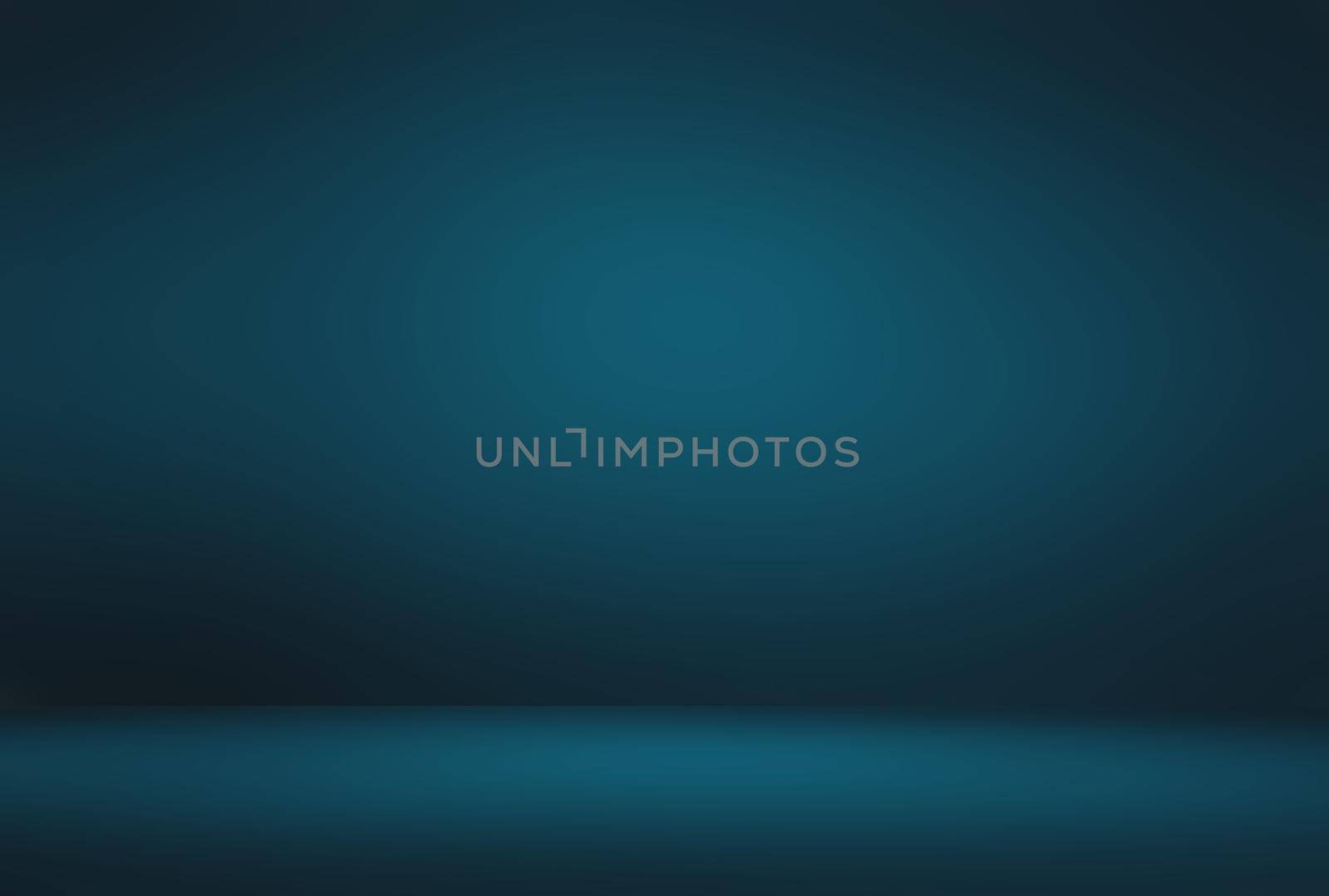 Abstract Luxury gradient Blue background. Smooth Dark blue with Black vignette Studio Banner. by Benzoix