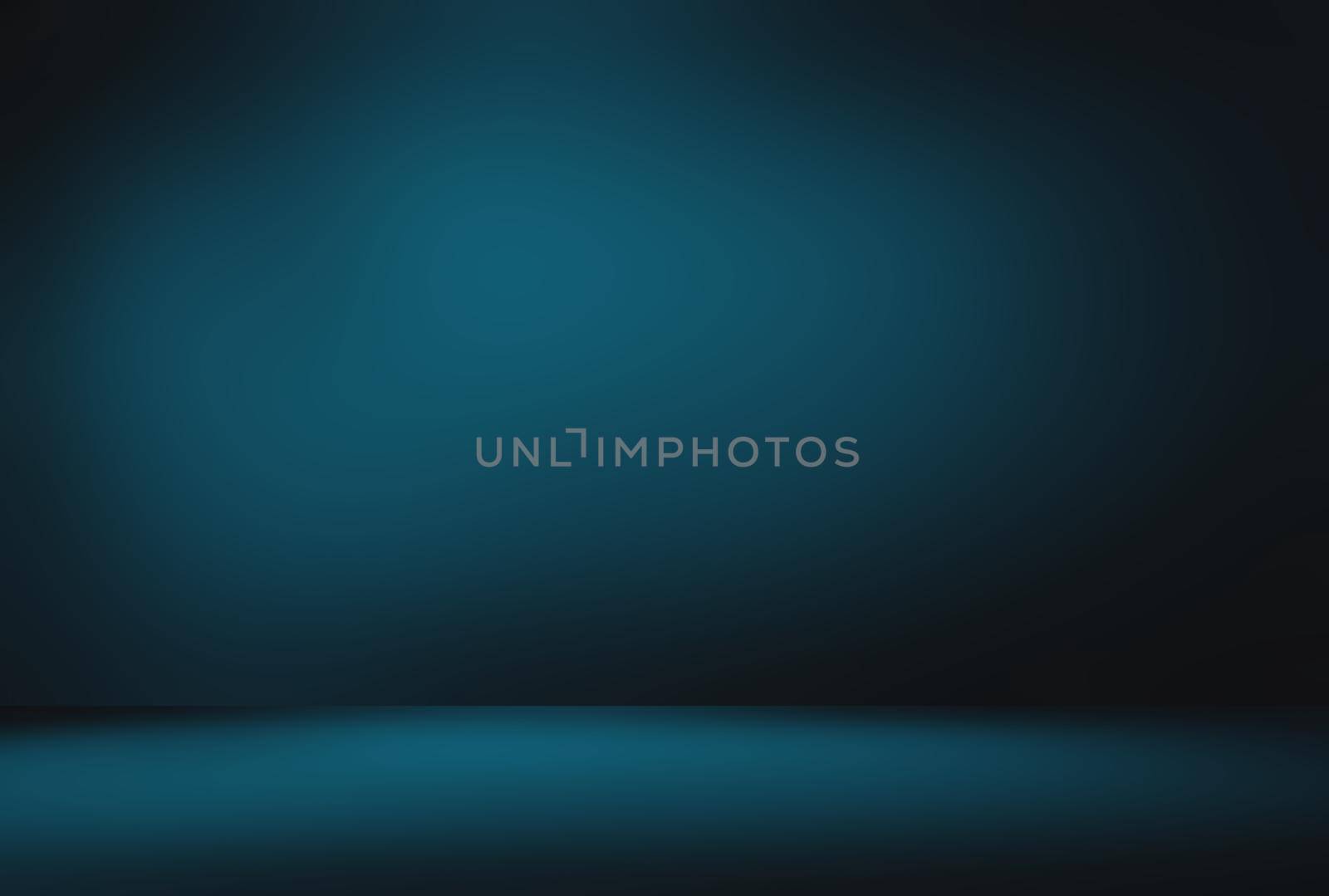 Abstract Luxury gradient Blue background. Smooth Dark blue with Black vignette Studio Banner. by Benzoix