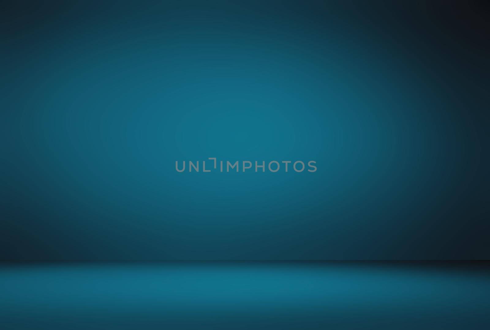 Abstract Luxury gradient Blue background. Smooth Dark blue with Black vignette Studio Banner. by Benzoix