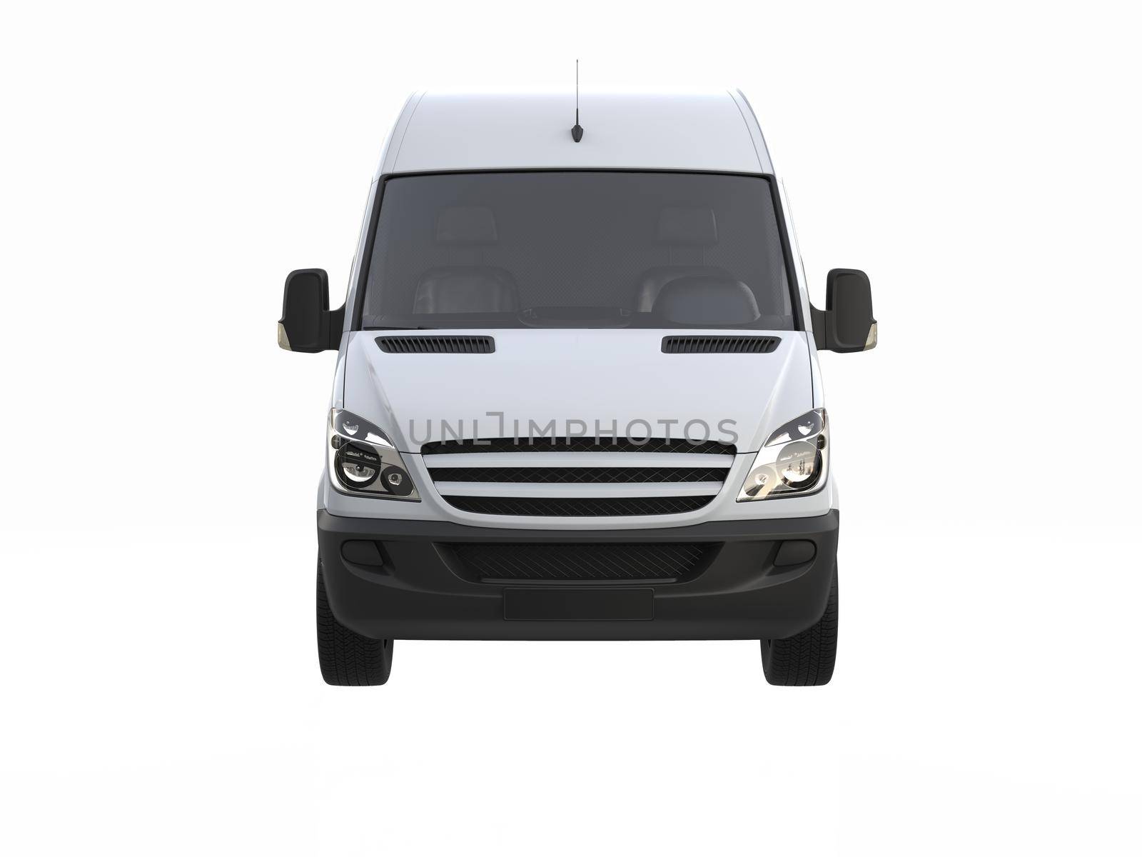 White Commercial Delivery Truck on a White Background isolated, Template Element Infographic, Postal Truck, Express, Fast Delivery, White Delivery Truck Icon, Transporting Service, Packages Shipment