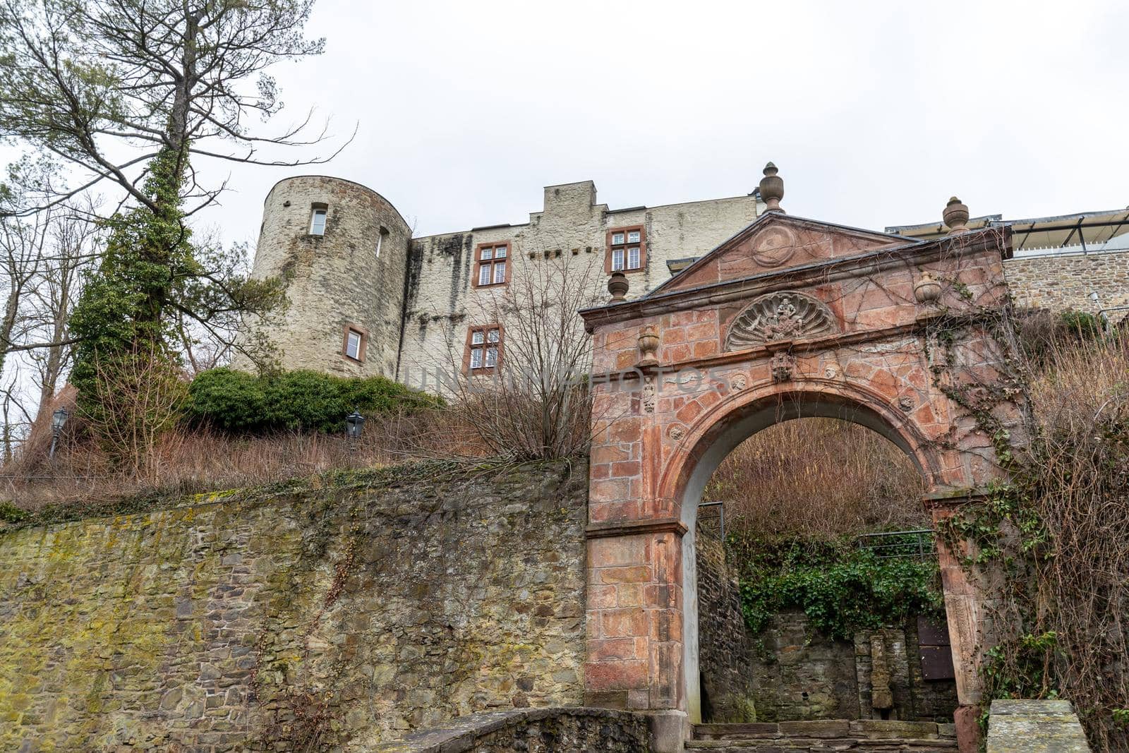 Old entrance gate to castle Muenstereifel in Bad Muenstereifel, Germany