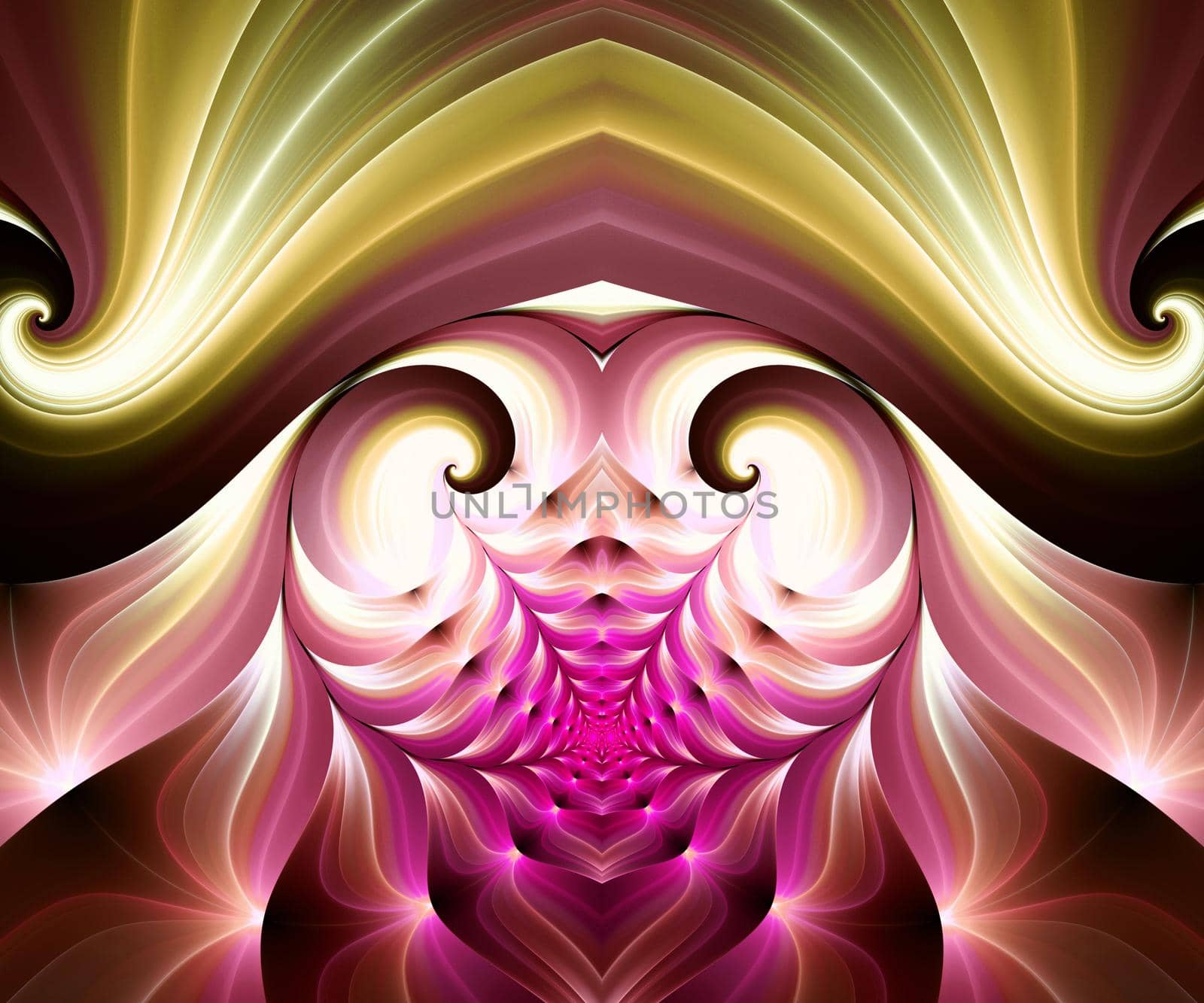 Computer generated colorful fractal artwork for creative art,design and entertainment