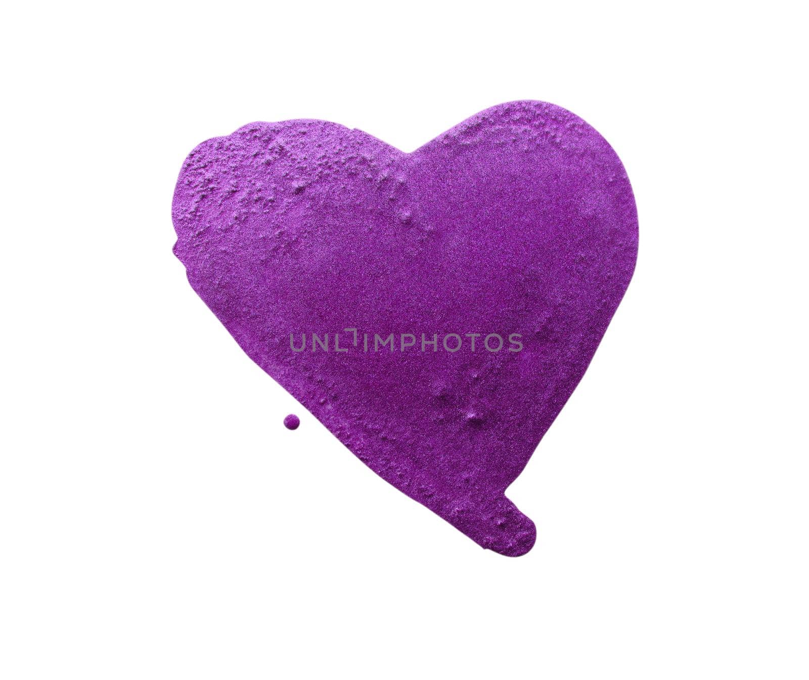 heart shaped paint by aroas