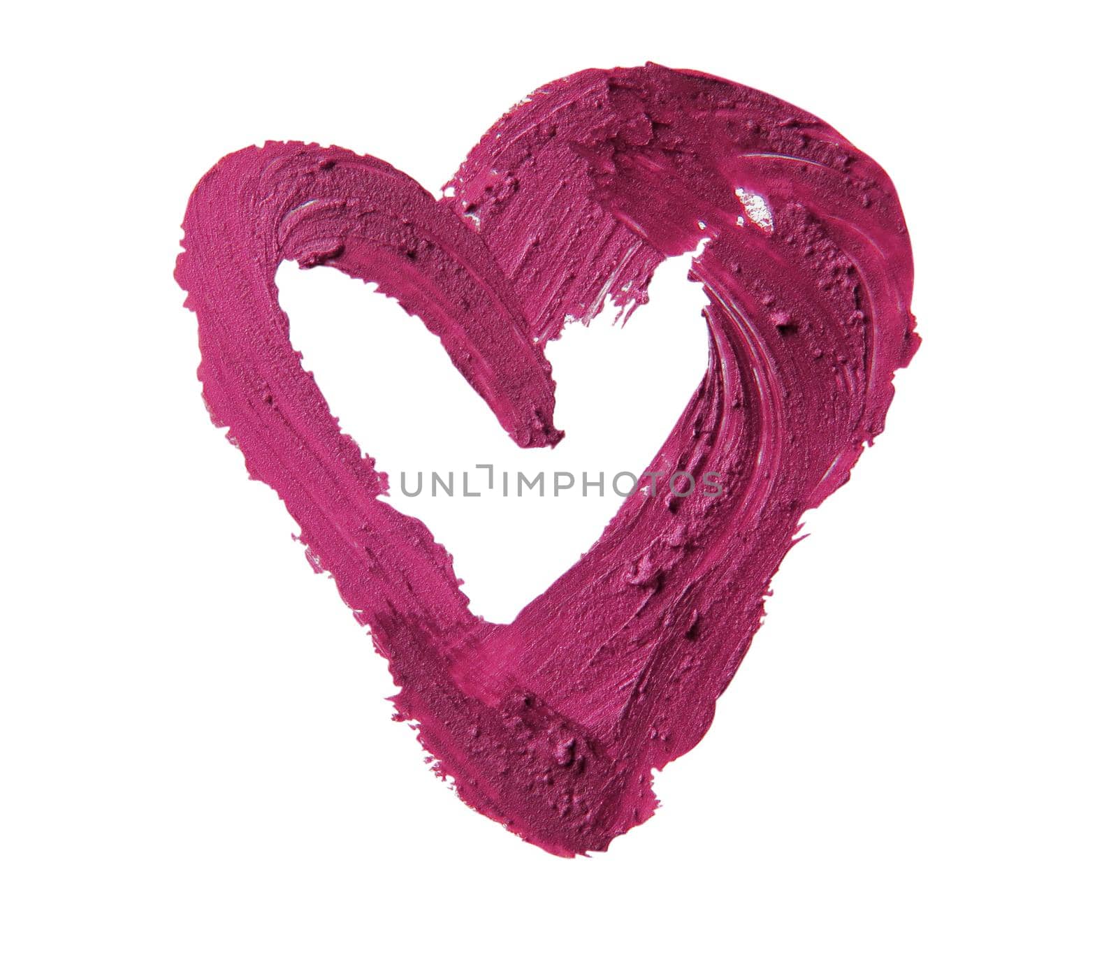 smashed pink heart shaped by aroas