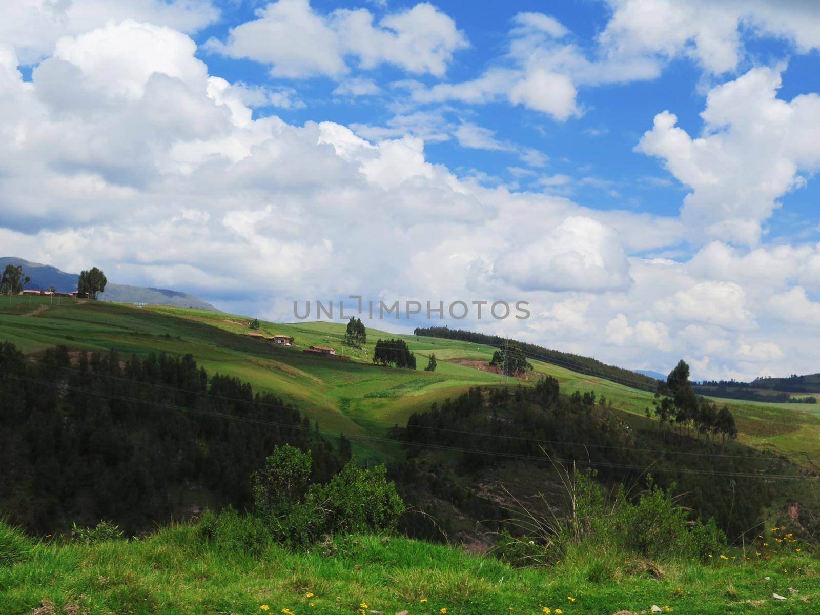 Agricultural field in Sacred Valley, Cusco by aroas