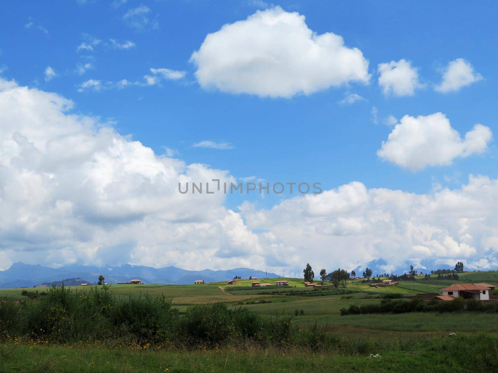 Agricultural field in Sacred Valley, Cusco by aroas