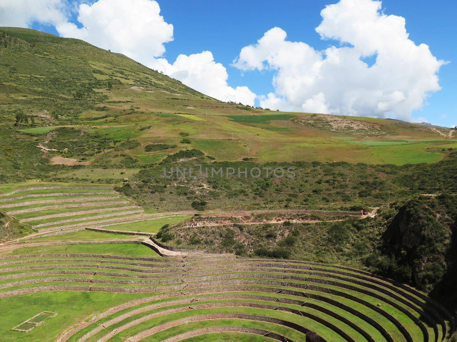 Peru, Moray, ancient Inca circular terraces Probable there is the Incas laboratory of agriculture by aroas