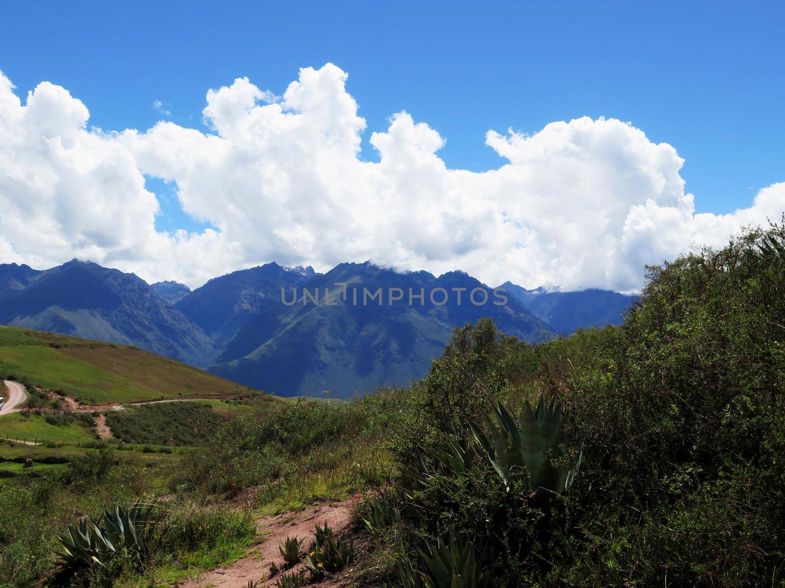 Agricultural field in Sacred Valley, Cusco by aroas