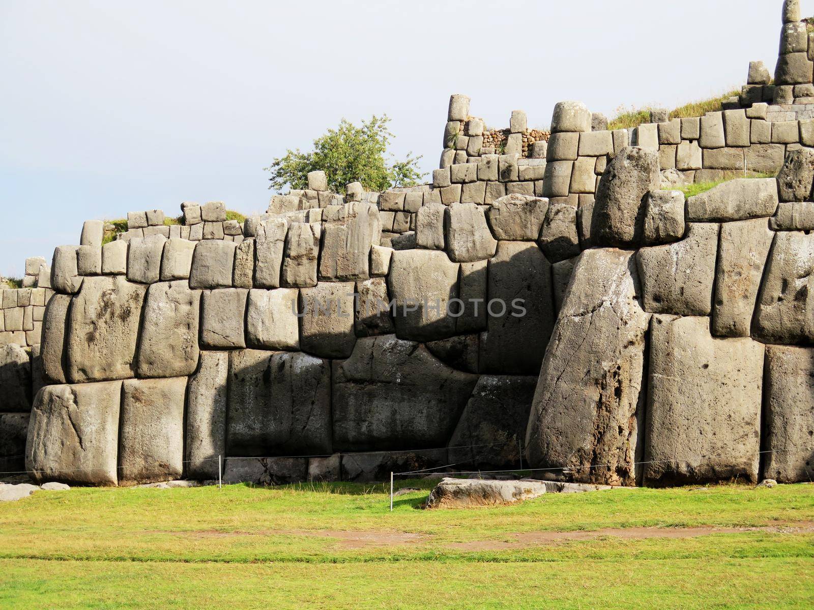 Sacsayhuaman, Incas ruins in the peruvian Andes by aroas