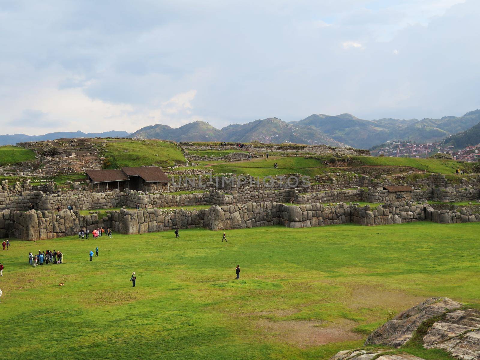 Sacsayhuaman, Incas ruins in the peruvian Andes by aroas