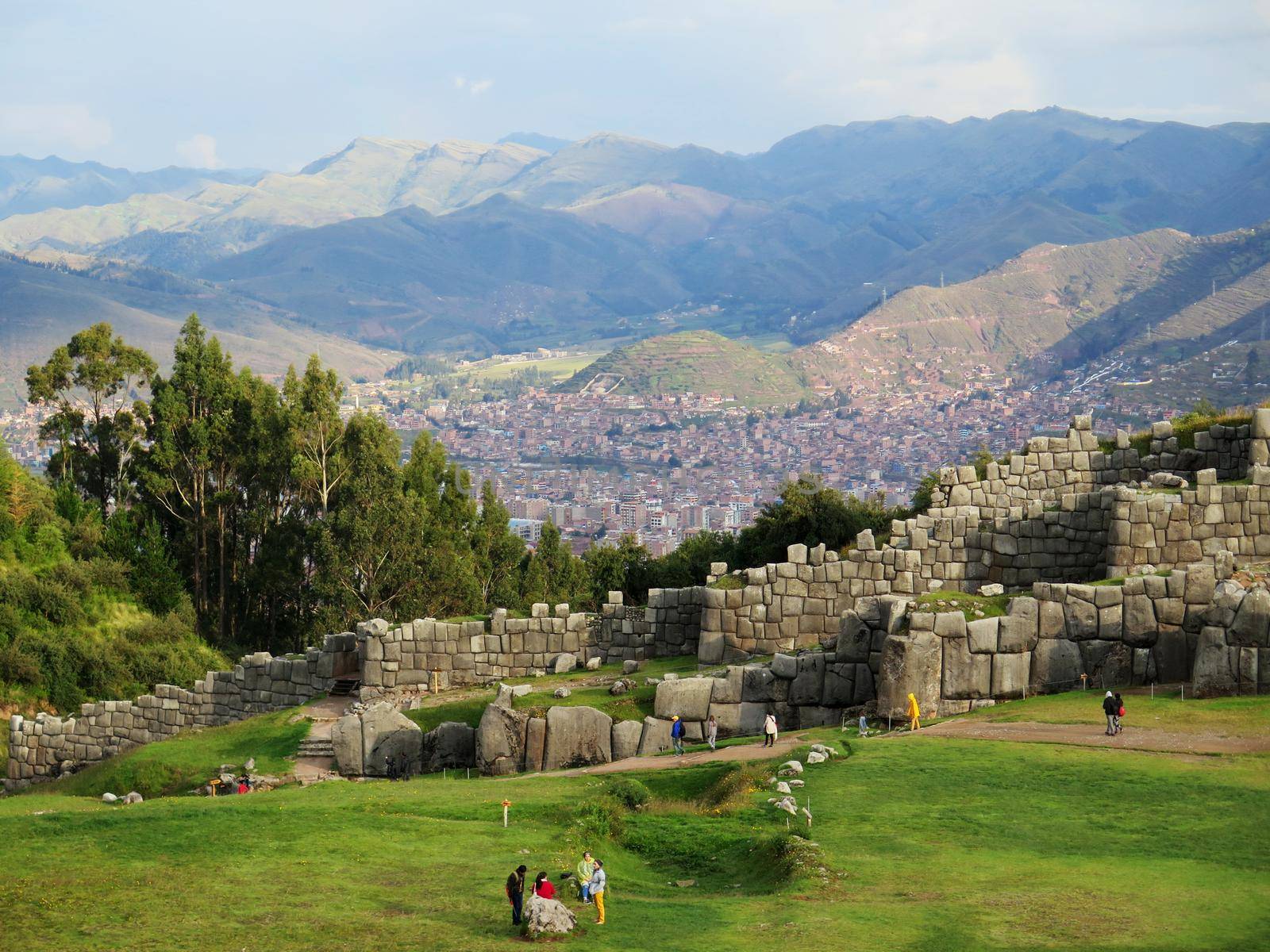 Sacsayhuaman, Incas ruins in the peruvian Andes by aroas