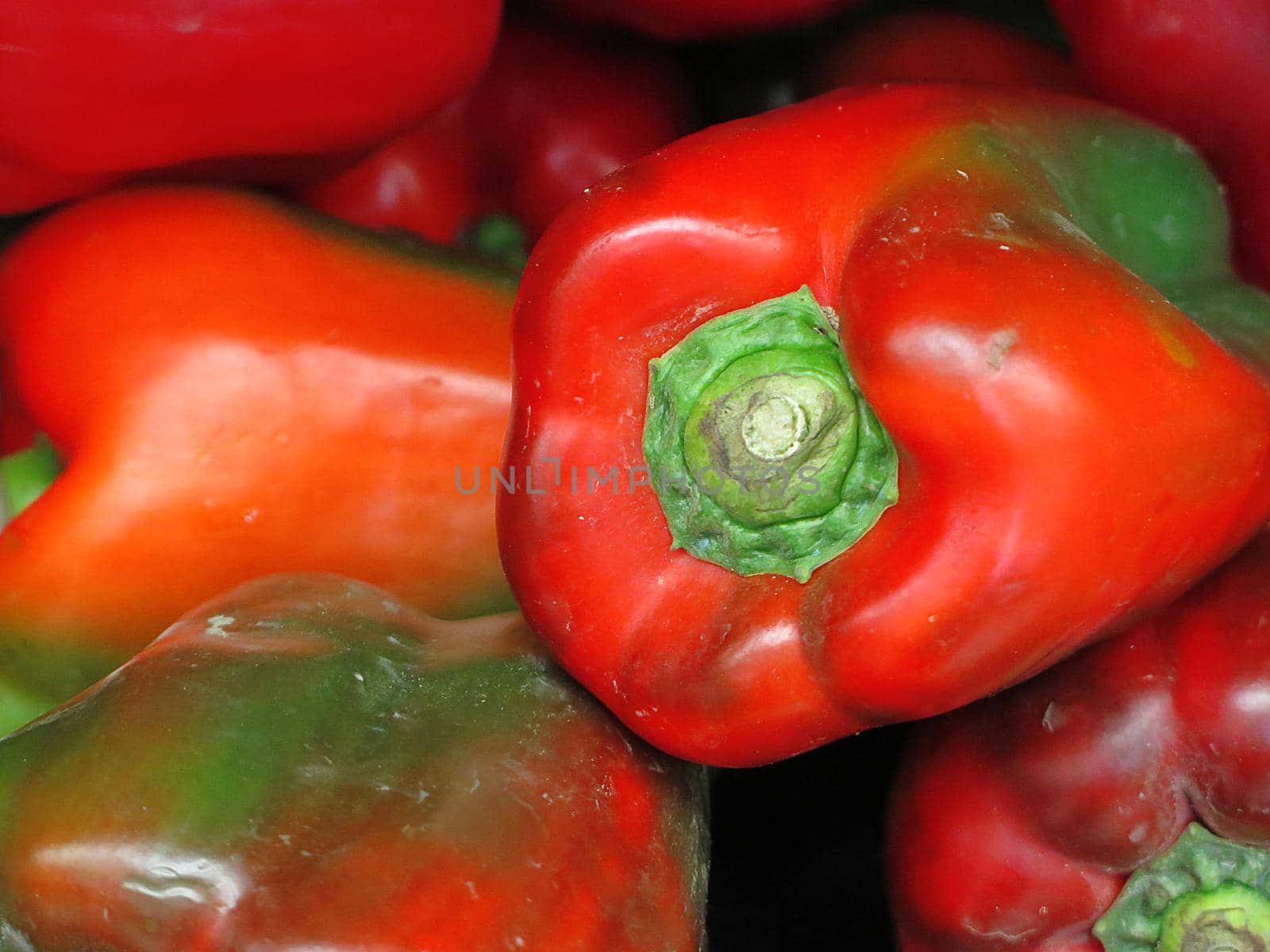 Red pepper for sale at the Farmers Market