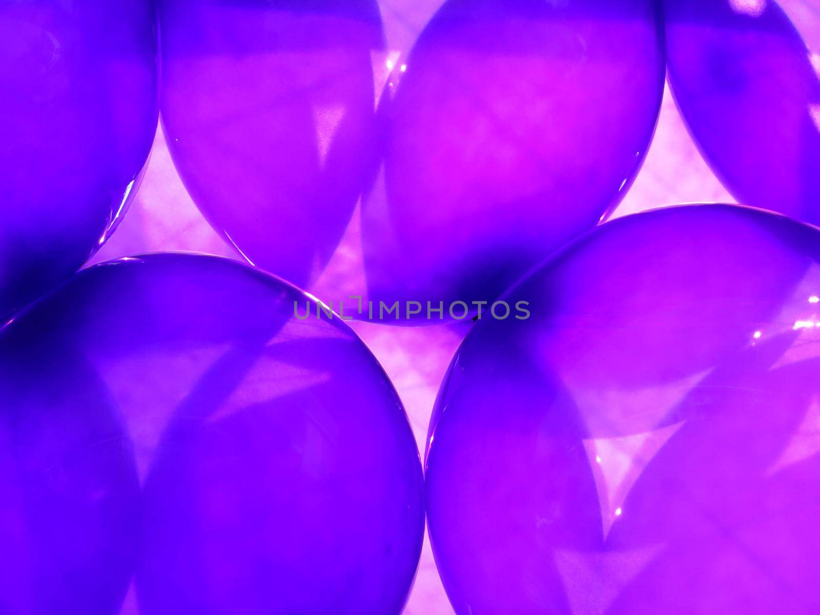 Birthday party balloons total purple