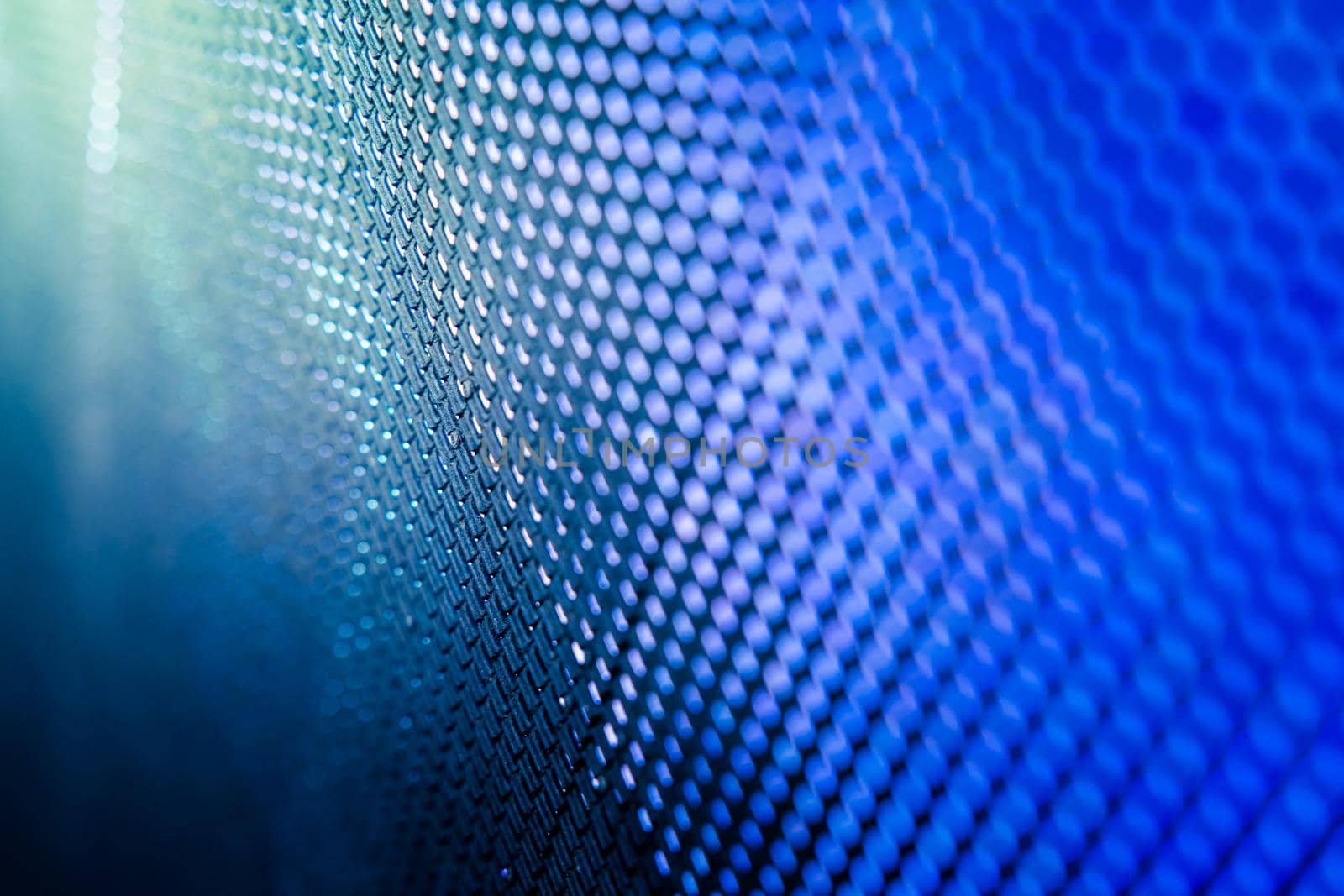 CloseUp LED blurred screen. LED soft focus background. abstract background ideal for design. by teerawit