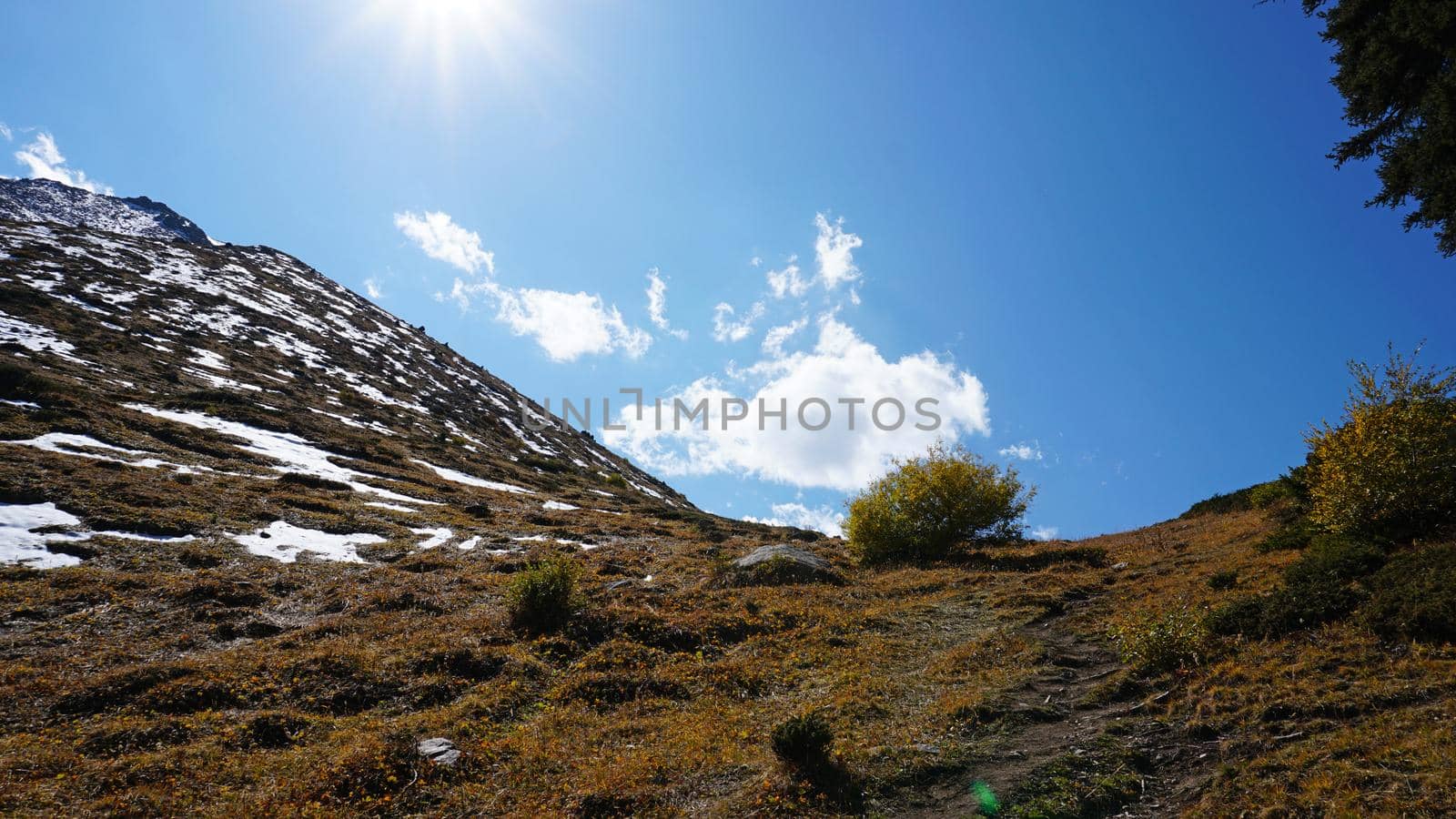 Autumn landscape of mountains and forests. by Passcal