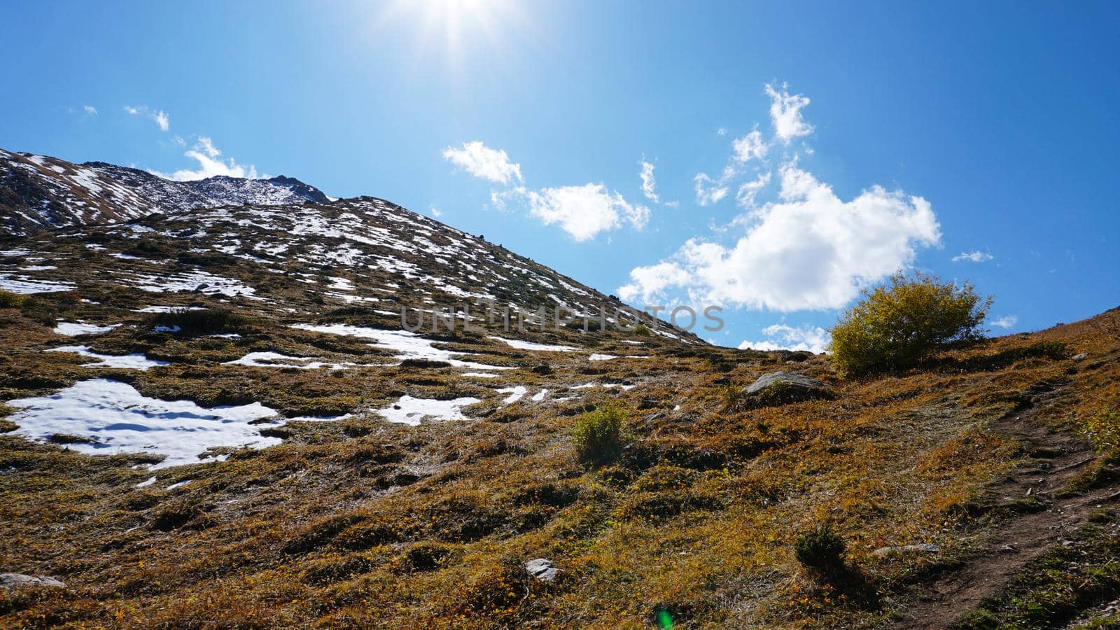 Autumn landscape of mountains and forests. by Passcal