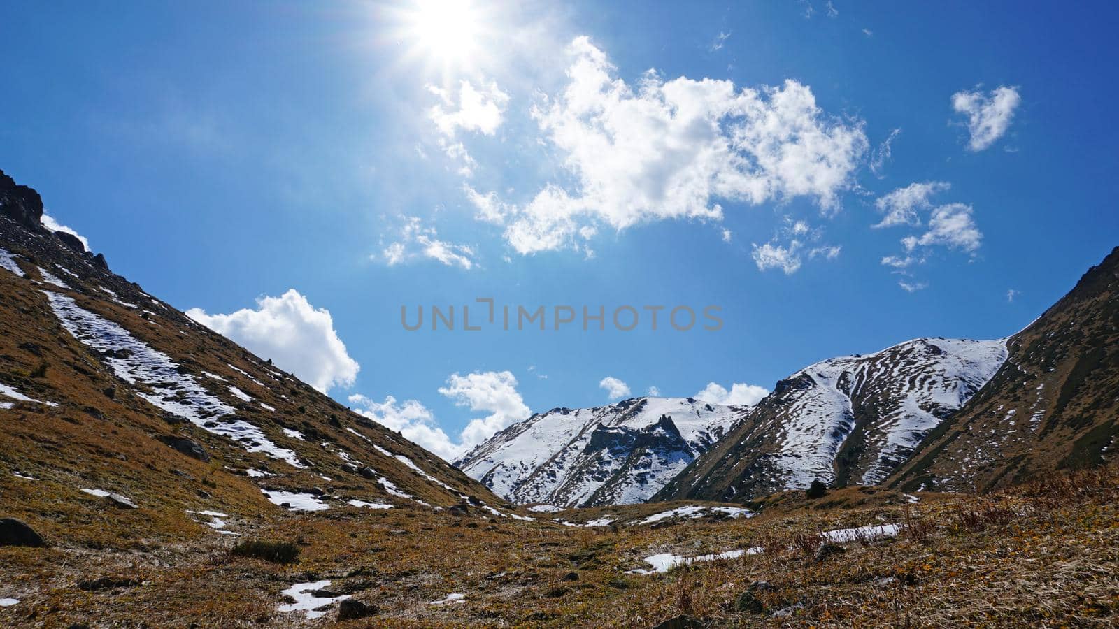 Autumn landscape of mountains and forests. by Passcal