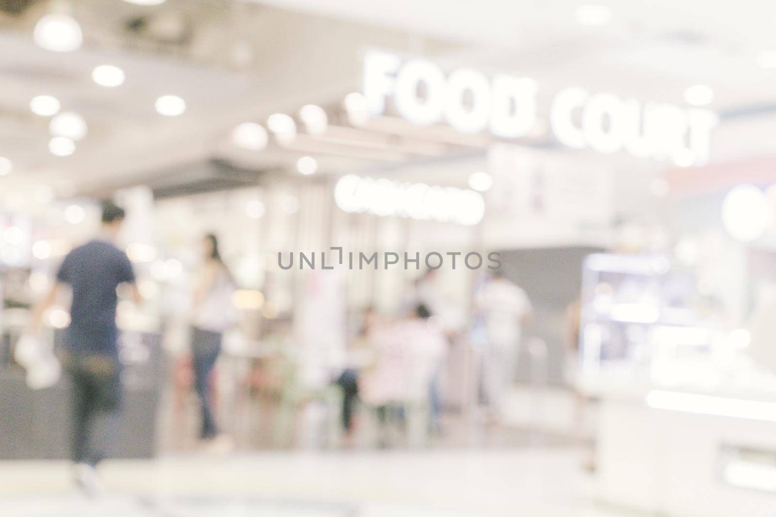 Abstract blur department store with shopping mall interior for background.abstract blur in supermarket for background.Abstract blur beautiful luxury shopping mall and retails store interior. by Benzoix