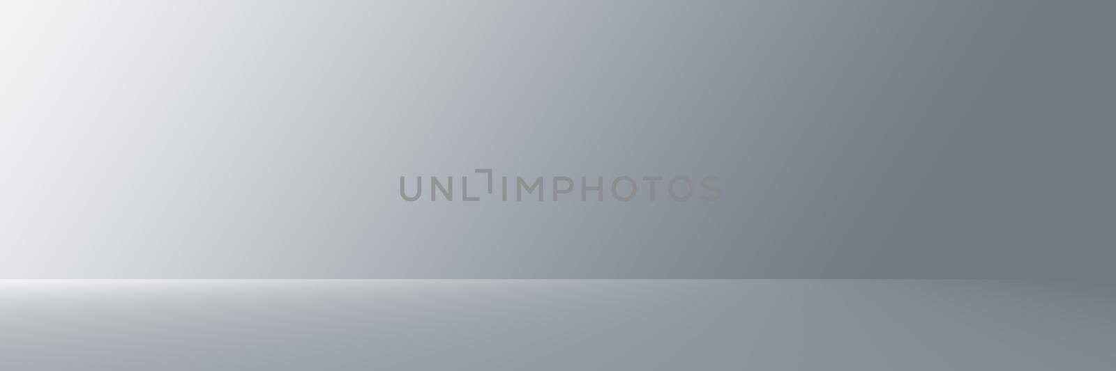 Studio Background - Abstract Bright luxury grey Gradient horizontal studio room wall background