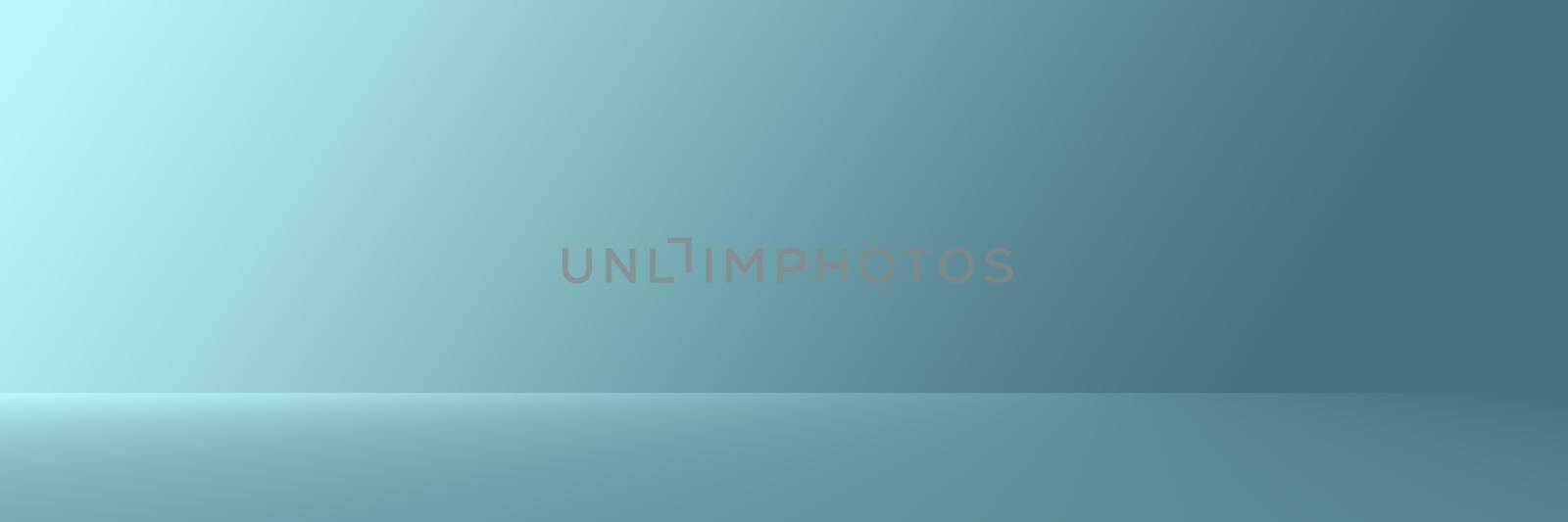 Studio Background - Gradient luxury dark blue horizontal studio room background. by Benzoix