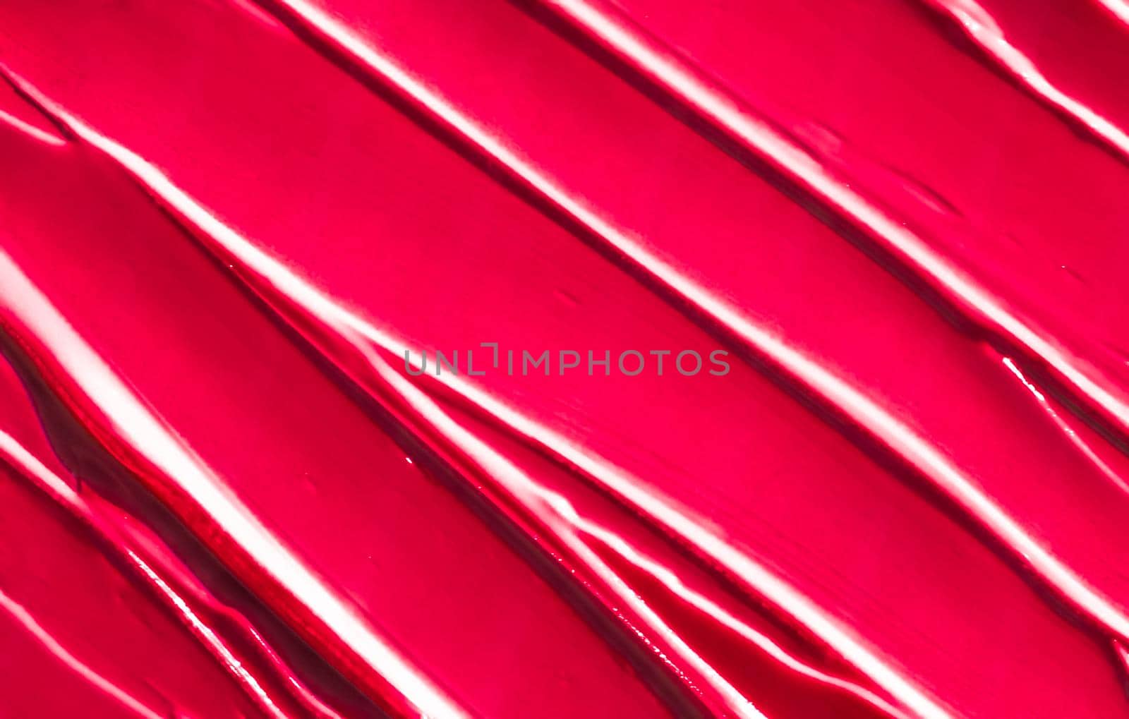 Glamour, branding and makeup art concept - Red cosmetic texture background, make-up and skincare cosmetics product, cream, lipstick, moisturizer macro as luxury beauty brand, holiday flatlay design