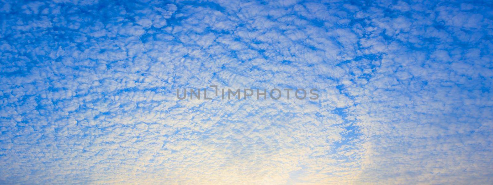 panorama sky and cloud summer time beautiful background with copy space for add text by pramot