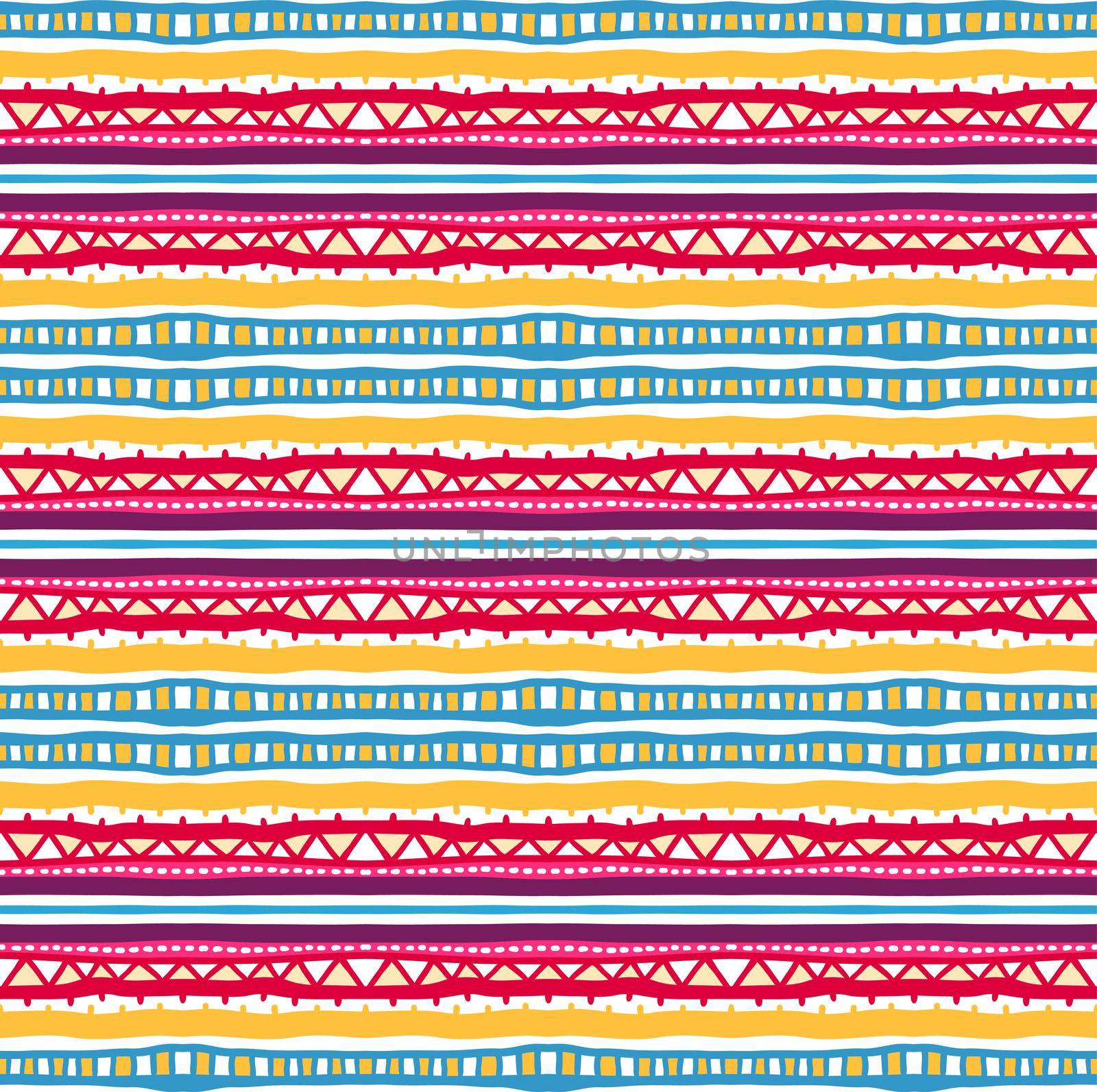 multicolored tribal pattern by melazerg
