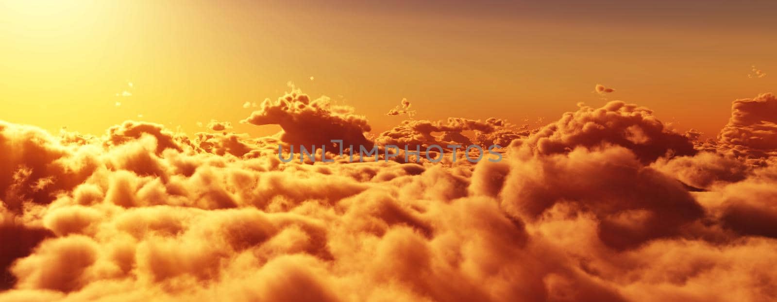 above clouds fly sunset sun ray by alex_nako