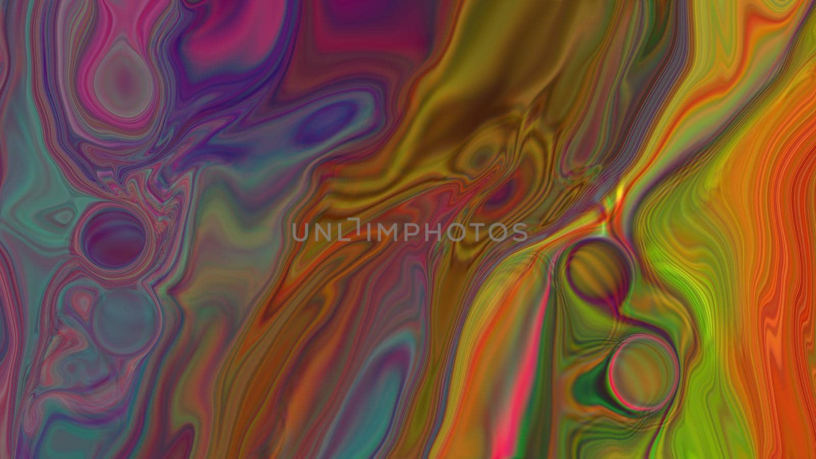 Abstract rainbow liquid texture background