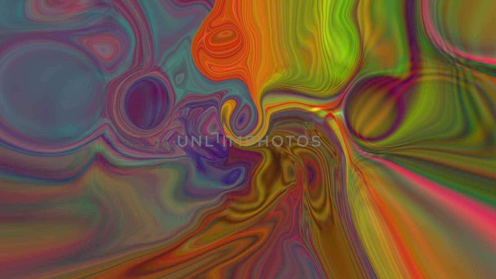 Abstract rainbow liquid texture background